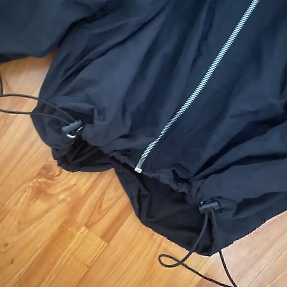 NWT Sean John x Missguided Black Cropped Windbreaker LE 6 / medium - Picture 9 of 11